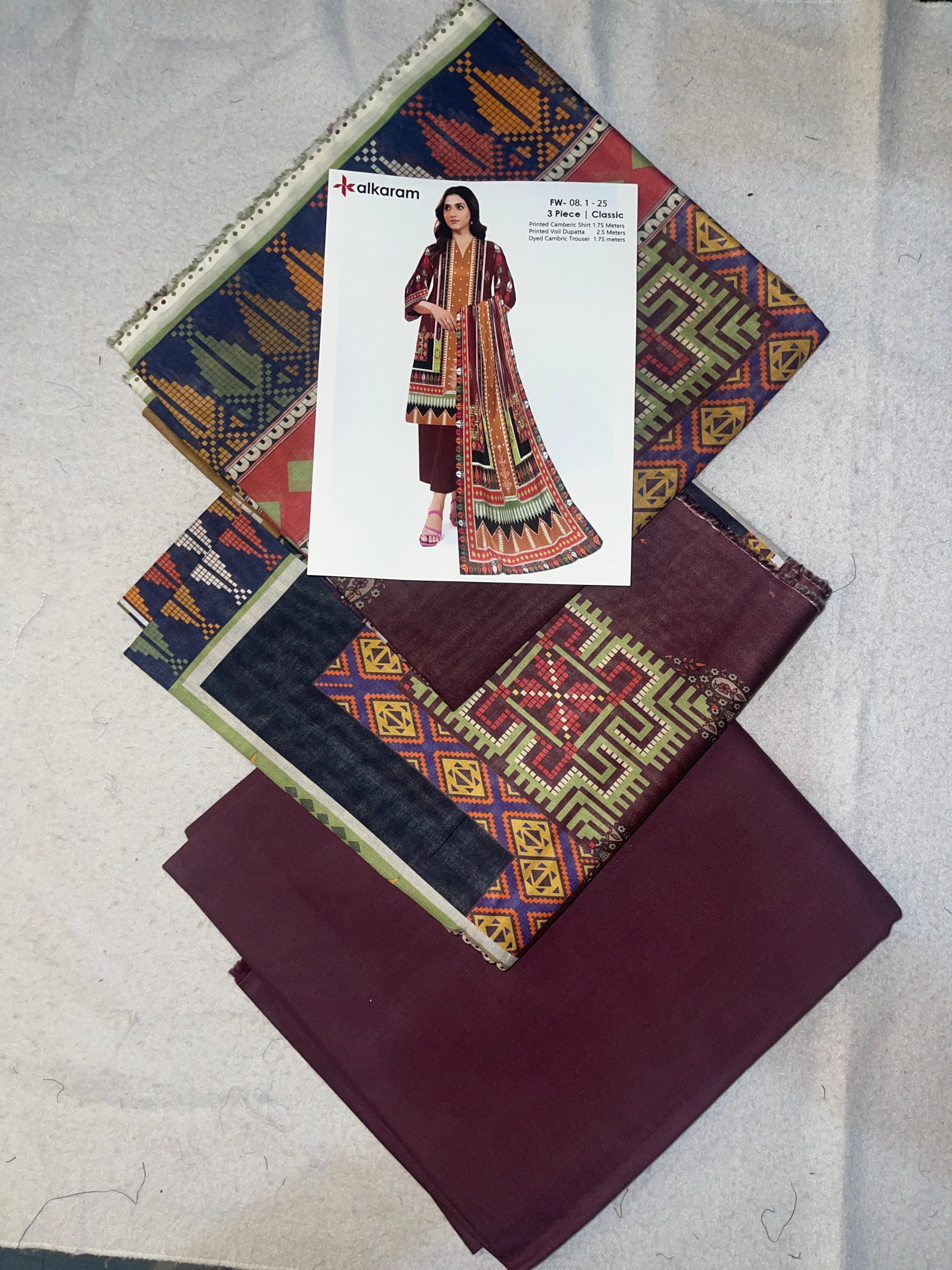 Alkaram lawn 2pc collection 