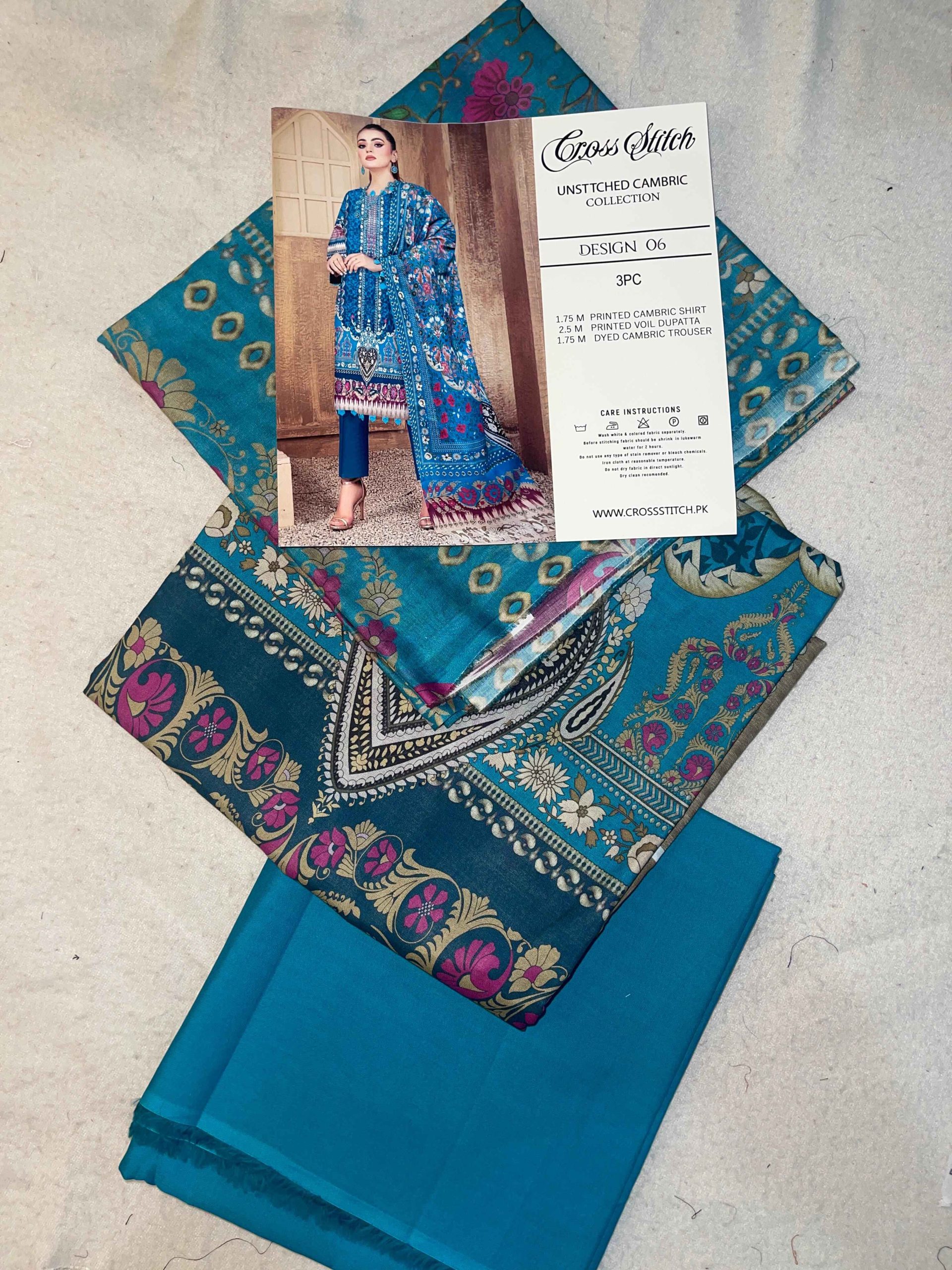 Cross stitch lawn 3pc unstitched-9