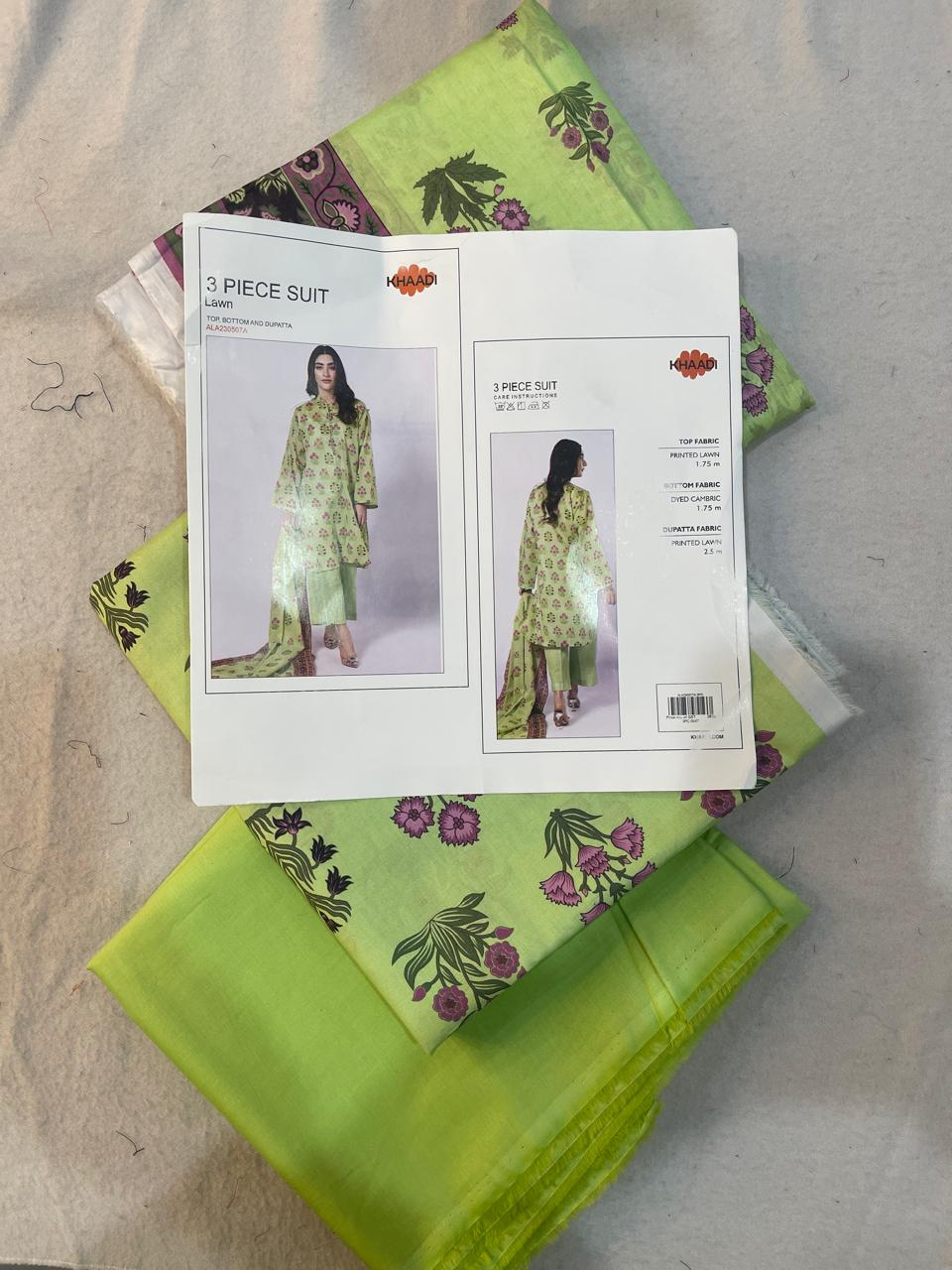 Khaadi lawn 3p collection-1